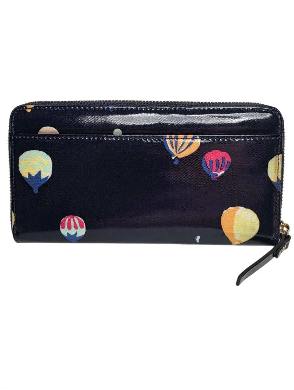 Kate Spade New York Daycation Neda Hot Air Balloon Blue Continental Zip Wallet